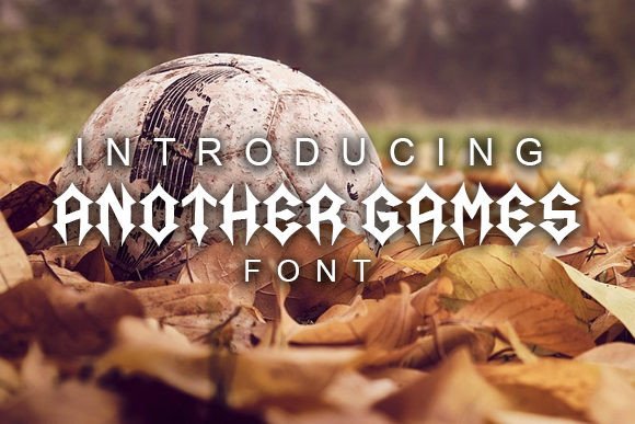 Another Games: A Gothic Blackletter Font for Web Design