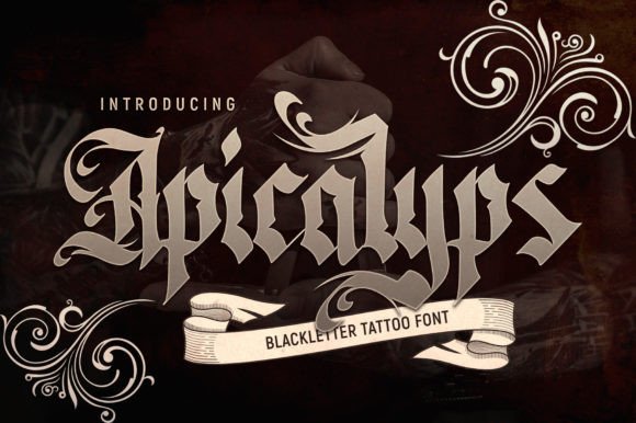 Apicalyps: A Bold Blackletter Font for Campaigns
