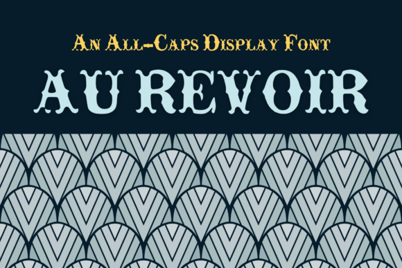 Au Revoir: A Vintage Blackletter Font for Bold Branding and Campaign Visuals