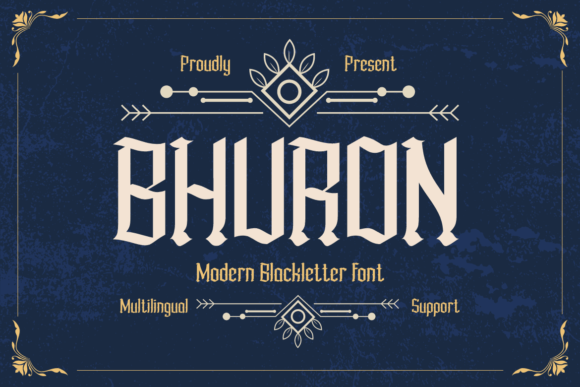 Bhuron: The Ultimate Blackletter Font for Branding