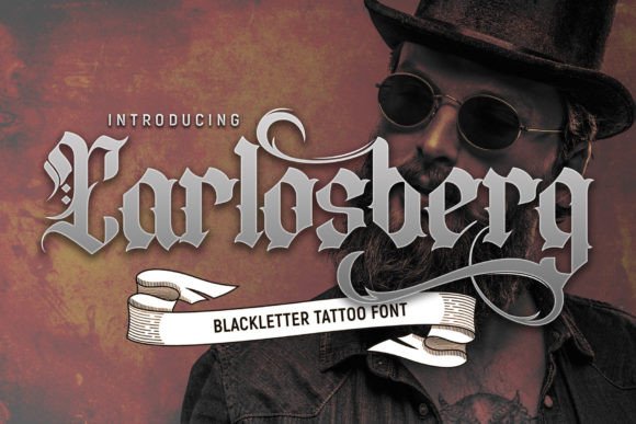 Carlosberg: A Modern Blackletter Font for Makers