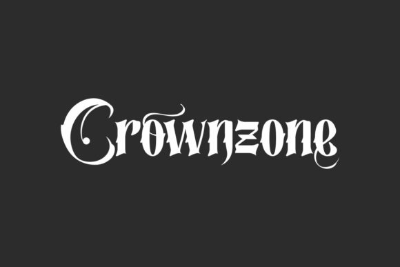 Crownzone Gothic Font for Bold Web Design and Brand Typography