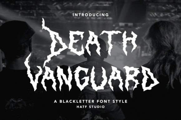 Death Vanguard: Gothic Blackletter Font for Bold Campaign Typography
