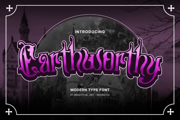 Earthworthy: A Modern Blackletter Font That Elevates Small Business Branding