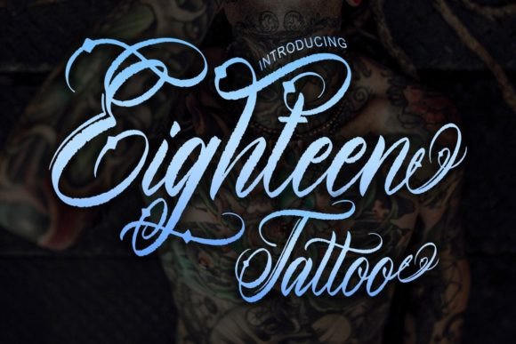 Eighteen Tattoo: A Refined Blackletter Font for Editorial Design and Digital Publishing