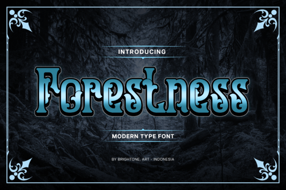 Forestness: A Stylish Blackletter Font for Editorial Elegance