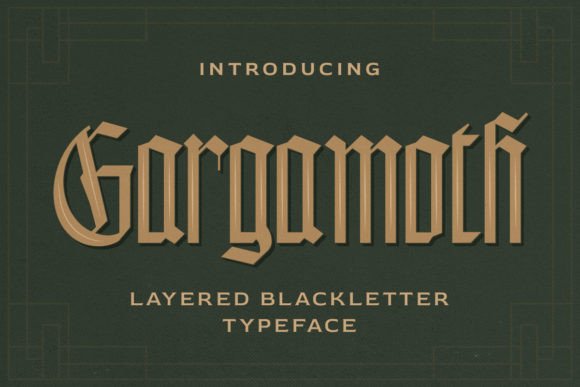 Gargamoth: A Unique Blackletter Font for Web Design