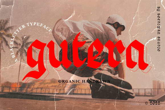 Gutera: A Modern Blackletter Font for Your Brand