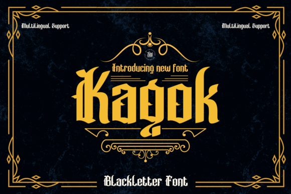 How Kagok Blackletter Font Brought Vintage Boldness to a Branding Project