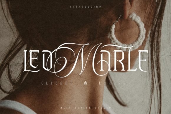 Leomarle Font: Elevating Marketing Visuals with Blackletter Elegance