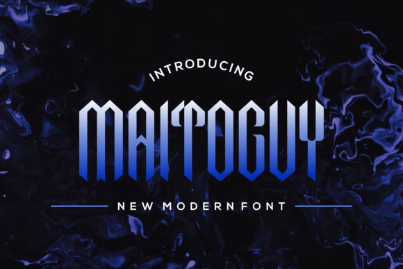 Maitoguy: A Modern Blackletter Font for Editorial Design
