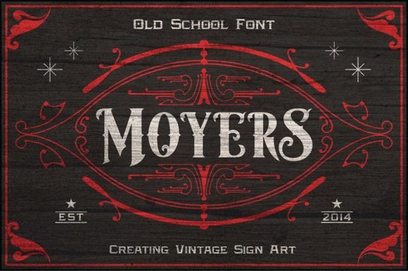 Moyers: A Vintage Blackletter Font for Editorial Design