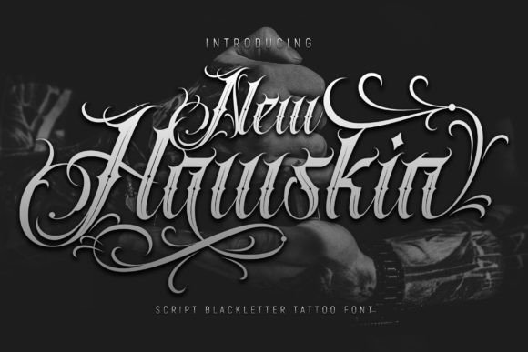 New Hawskin: A Bold Blackletter Font for Handmade Branding and Product Design