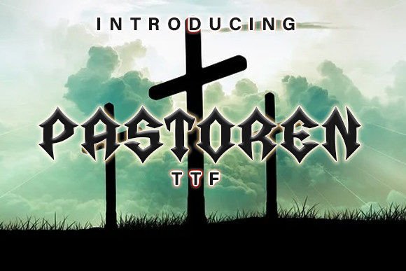 Pastoren: A Gothic Blackletter Font for Makers