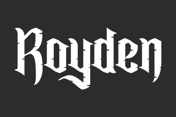 Royden: A Bold Blackletter Font for Striking Campaign Visuals
