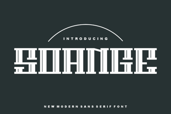 Soange: A Bold Blackletter Font for Branding