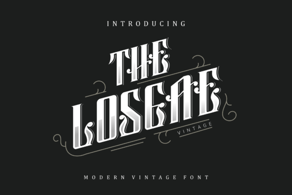 The Losgae: A Bold Blackletter Font for Branding and Campaign Visuals