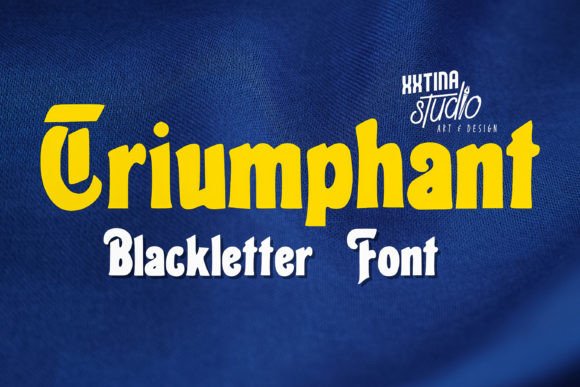Triumphant: A Bold Blackletter Font Review