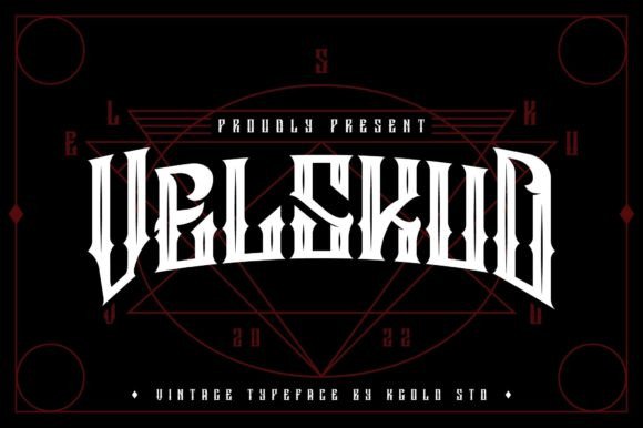 Velskud: A Blackletter Font That Elevates Brand Identity Design