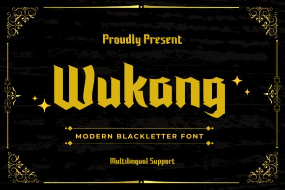 Wukang: A Modern Blackletter Font for Editorial Design